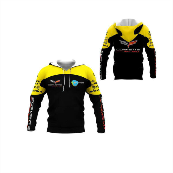 Corvette Racing Shirt Fan Gift 586, Stylist Unisex 3d Hoodie Zip Hoodie 1210
