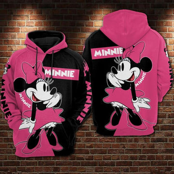 Minnie Pink 3d Hoodie