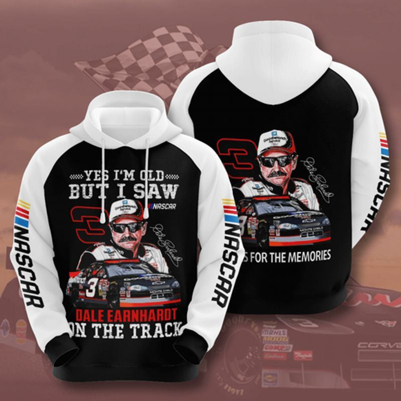 Dale Earnhardt On The Track 1961-1920 59th Anniversary 3d Hoodie