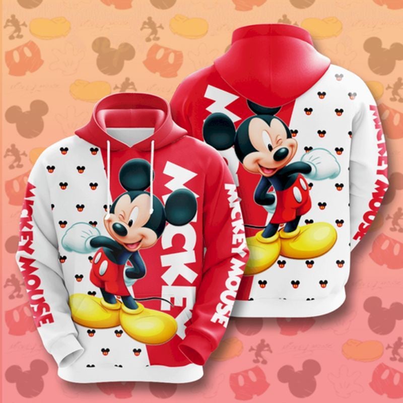 Mickey Mouse Disney Blink 3d Hoodie