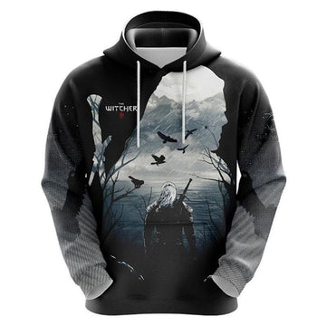 Game The Witcher 3 Wild Hunt Over Print 3d Hoodie Zip Hoodie