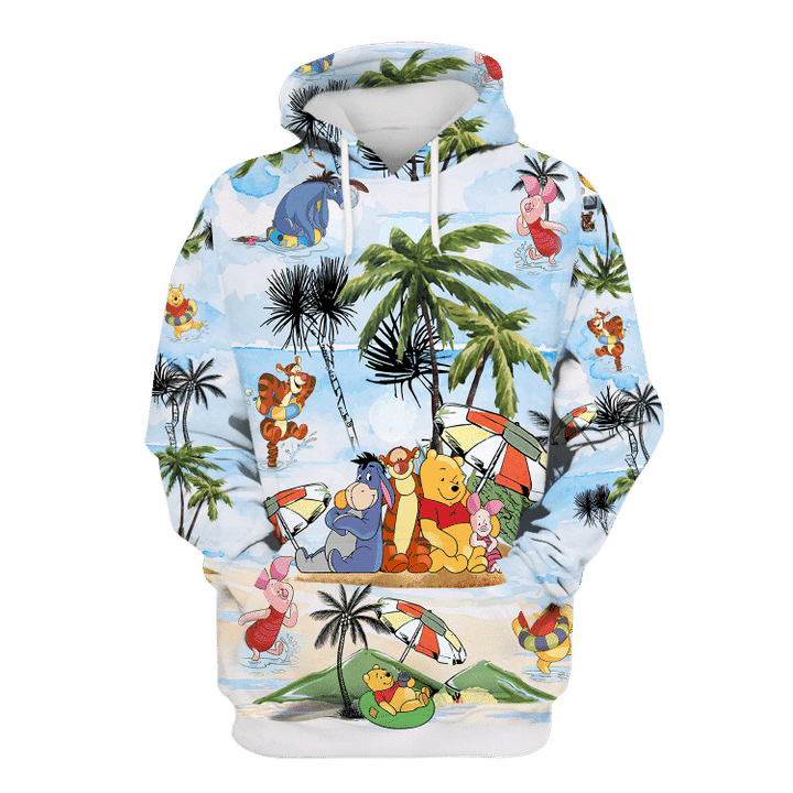 Disney Winnie The Pooh Cute Lover 3d Hoodie
