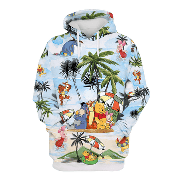 Disney Winnie The Pooh Cute Lover 3d Hoodie