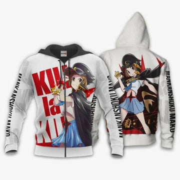 Kill La Kill Mankanshoku Mako Anime 3k84 Fan Gift Stylist Unisex Cartoon 3d Hoodie Zip Hoodie 482