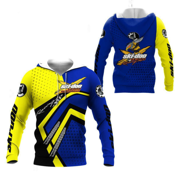 Ski-doo Racing Team 7k790 Fan Gift 3d Zip Hoodie Hoodie Ii0 2818