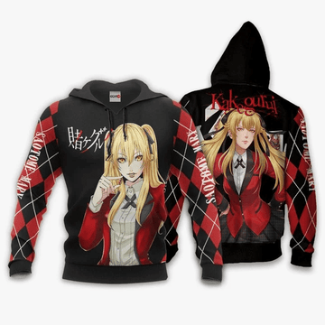 Mary Saotome Kakegurui Anime Manga For Men And Women 3d Hoodie Zip Hoodie
