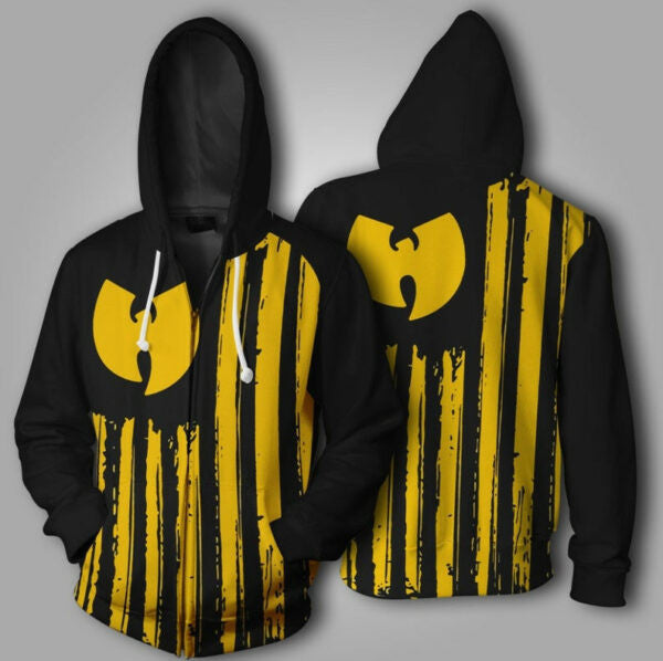 Wu Tang Clan Hip Hop,wu Tang Clan Killa Bees 2k728 Fan Gift Stylist Unisex Cartoon 3d Hoodie Zip Hoodie 2093