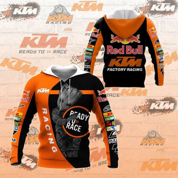 Ktm Racing Shirt Fan Gift 799, Stylist Unisex 3d Hoodie Zip Hoodie 978
