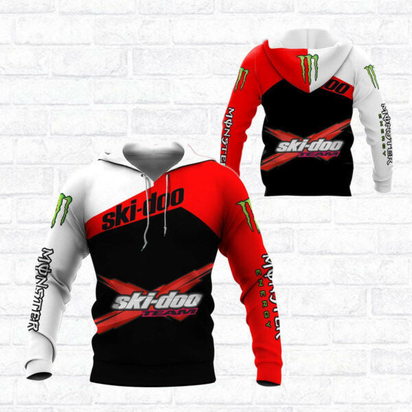 Ski-doo Racing Team 7k750 Fan Gift Zip Hoodie Hoodie Ii0 2660