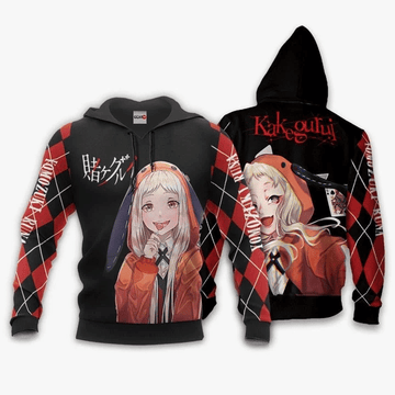 Runa Yomozuki Kakegurui Anime Manga For Men And Women 3d Hoodie Zip Hoodie