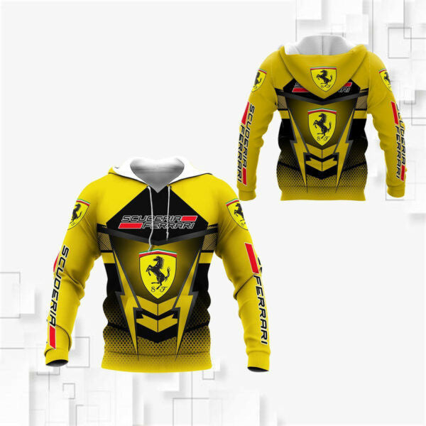 Scuderia Ferrari Luxyry Racing Car F1 8k155 Fan Gift 3d Zip Hoodie Hoodie Ii0 2821