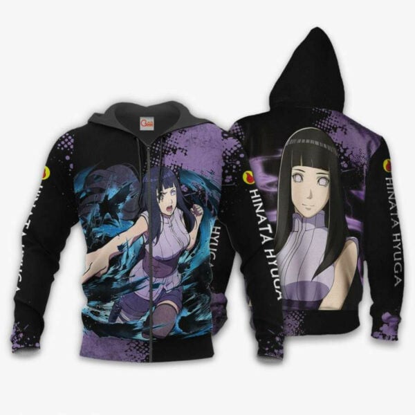 Hyuga Hinata Naruto Manga 2k935 Fan Gift Stylist Unisex Cartoon 3d Hoodie Zip Hoodie 719