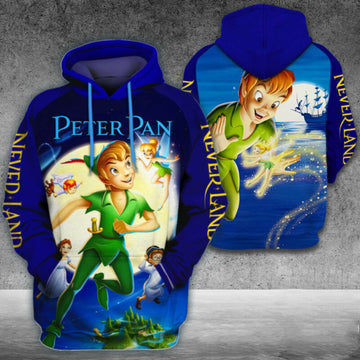 Peterpan Over Printed 3d Hoodie