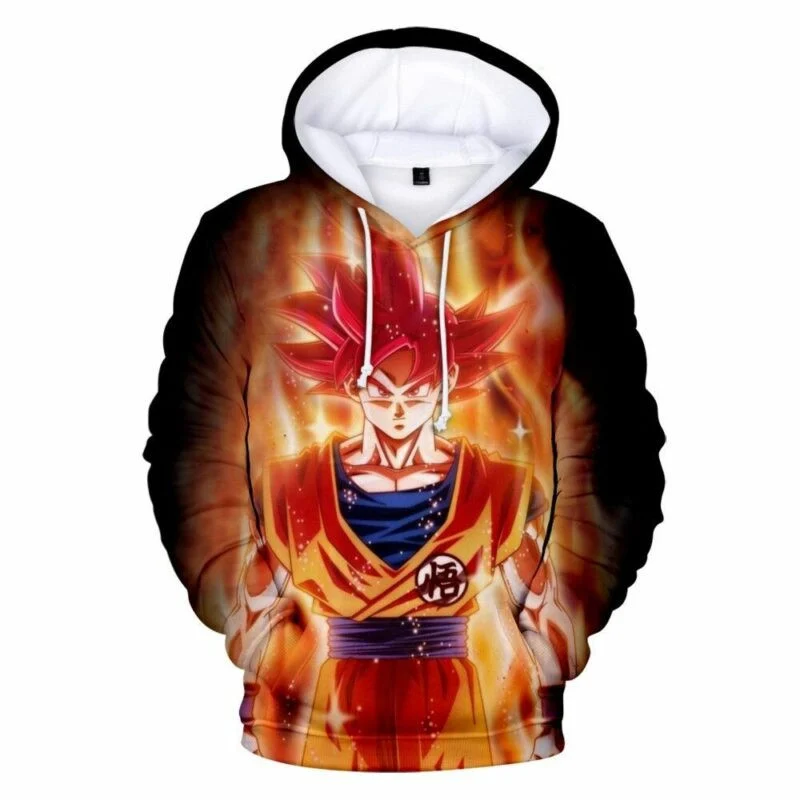 Goku Cartoon Dragon Ball Anime Manga 29 Over Print 3d Hoodie Zip Hoodie