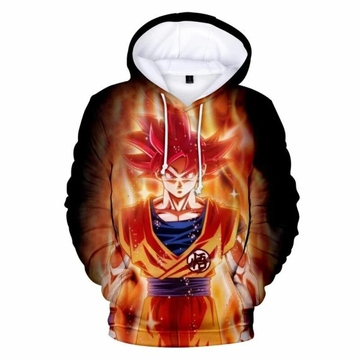 Goku Cartoon Dragon Ball Anime Manga 29 Over Print 3d Hoodie Zip Hoodie