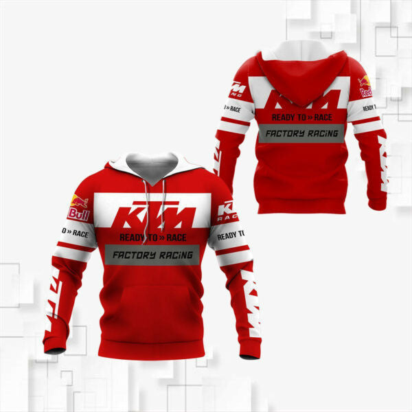 Ktm Racing Shirt Fan Gift 800, Stylist Unisex 3d Hoodie Zip Hoodie 1061