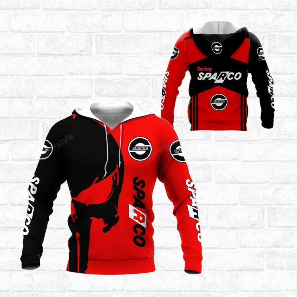Sparco Racing Shirt Fan Gift 738, Stylist Unisex 3d Hoodie Zip Hoodie 2528