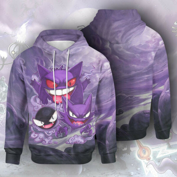 Pokemon Hoodie, Pokemon Gift For Fan, Pokemon Gift Ver8, Aop Hoodie 2548