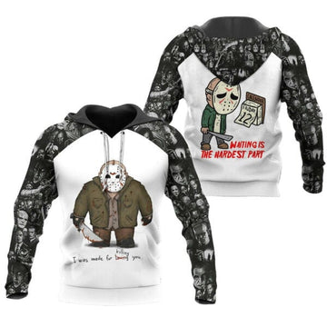 Jason Voorhees Friday The 13th Aop Hoodie And Zip Hoodie 2, Gift For Fan 3d All Over Print Shirt Hoodie 1288
