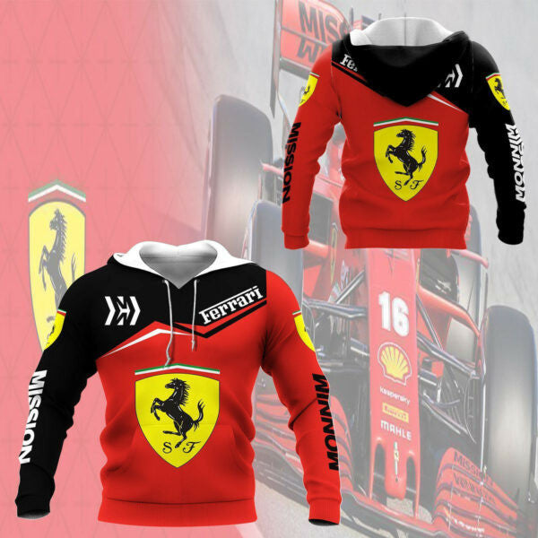 Scuderia Ferrari Luxyry Car 7k955 Fan Gift 3d Zip Hoodie Hoodie Ii0 1850