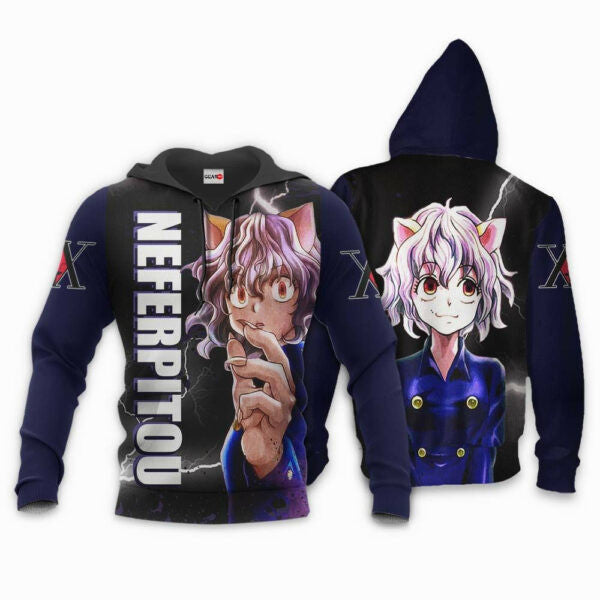 Neferpitou Hunter X Hunter Anime 3k73 Fan Gift Stylist Unisex Cartoon 3d Hoodie Zip Hoodie 2575