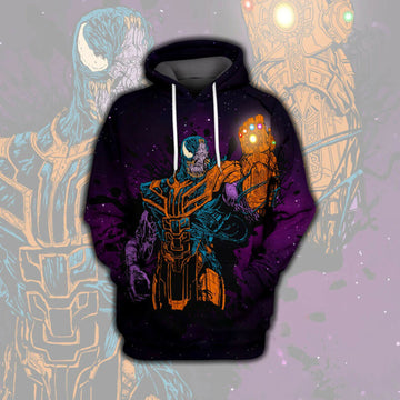 Marvel Venom Infinity Shirt Thanos 3d Hoodie Zip Hoodie