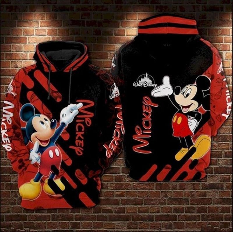 Mickey Mouse Walt Disney All Over Printed Custom 3d T Shirt Sweatshirt Zip Hoodie Bomber 605