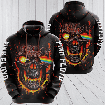 Pink Floyd Skull Black Men And Women 3d Hoodie Zip Hoodie