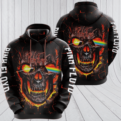 Pink Floyd Skull Black Men And Women 3d Hoodie Zip Hoodie