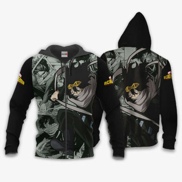 Shouta Aizawa Anime My Hero Academia Manga 1k990 Fan Gift Stylist Unisex Cartoon Graphic Outfits Aop 3d Hoodie Zip Hoodie 2130