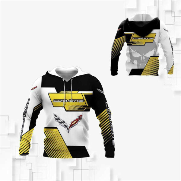Chevrolet Corvette Shirt Fan Gift 772, Stylist Unisex 3d Hoodie Zip Hoodie 1163