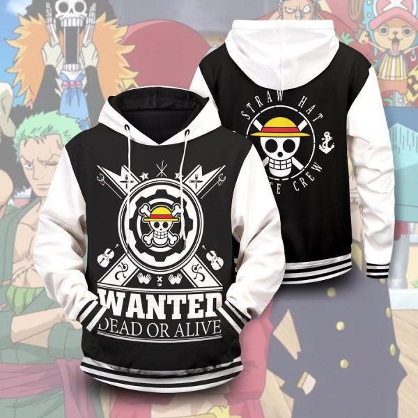 One Piece Anime Pirate Dead Or Alive 2k597 Lover Gift ,one Piece Anime All Over Print 3d Hoodie 2301