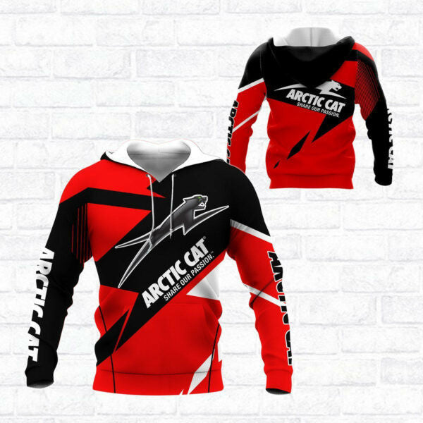 Arctic Cat Shirt Fan Gift 338, Stylist Unisex 3d Hoodie Zip Hoodie 1070
