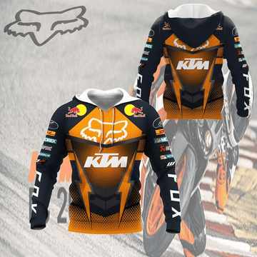 Ktm Racing X Fox Racing 2 Fan Gift 3d Hoodie 1575