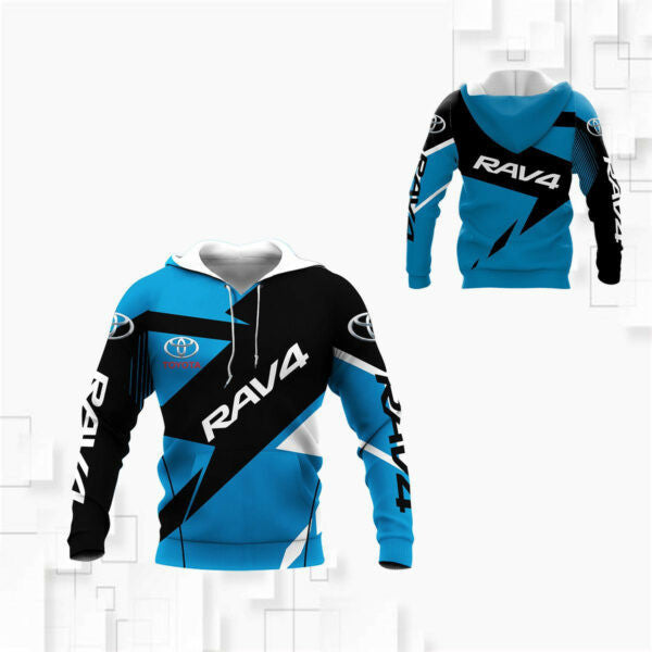 Toyota Rav4 Shirt Fan Gift 815, Stylist Unisex 3d Hoodie Zip Hoodie 2611