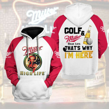 Miller High Life Golf Trending Hoodie 547 2615