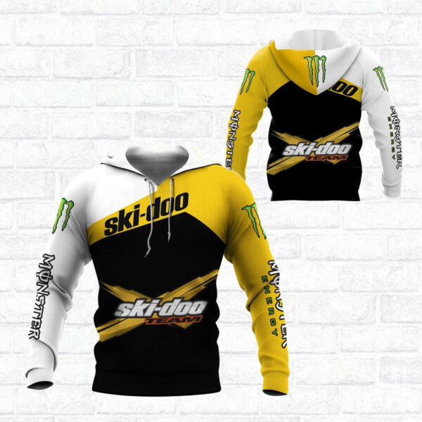 Ski-doo Racing Team 7k748 Fan Gift Zip Hoodie Hoodie Ii0 2915
