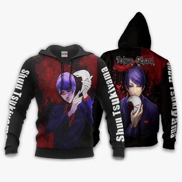 Tokyo Ghoul Shuu Tsukiyama Anime Manga For Men And Women 3d Hoodie Zip Hoodie