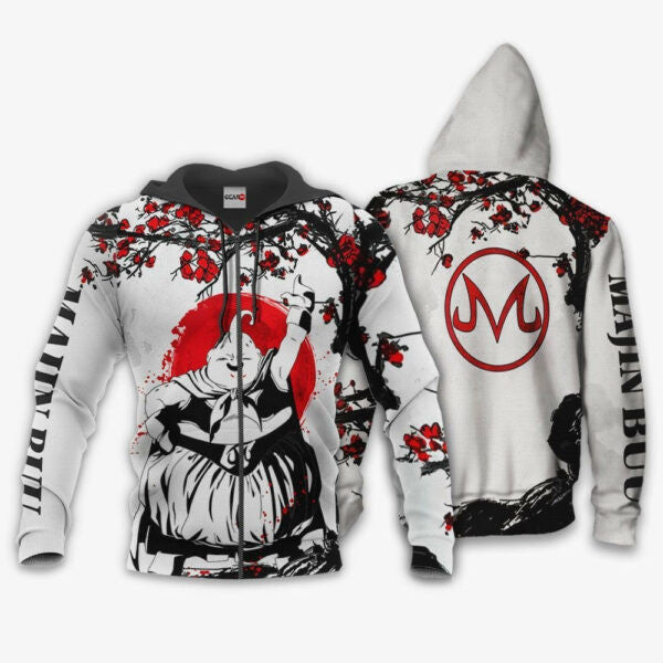 Majin Buu Japan Style Dragon Ball Anime 1k159 Fan Gift Hoodie, Zip Hoodie 619