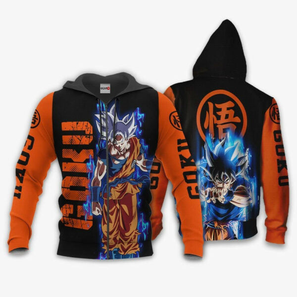 Goku Ultra Instinct Dragon Ball Z Anime 1k247 Fan Gift Hoodie, Zip Hoodie 233