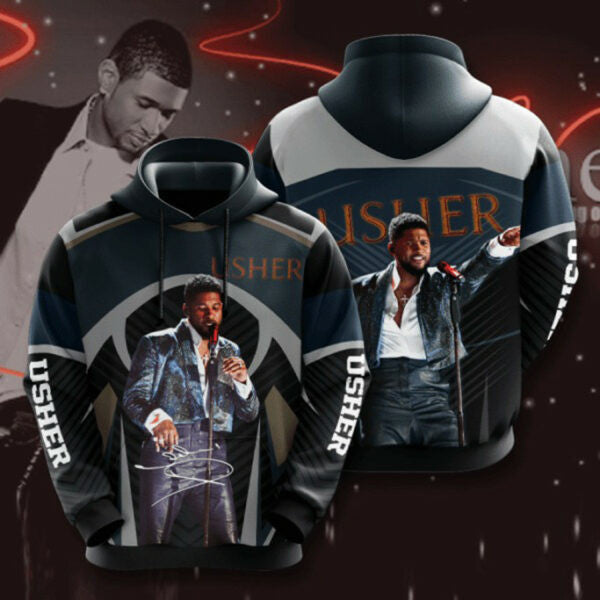 Usher R B Fan Gift, Usher R B Aop Hoodie 2211
