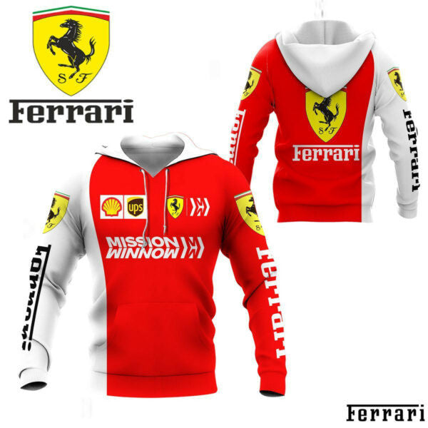 Scuderia Ferrari Luxyry Racing Car 7k975 Fan Gift 3d Zip Hoodie Hoodie Ii0 2675