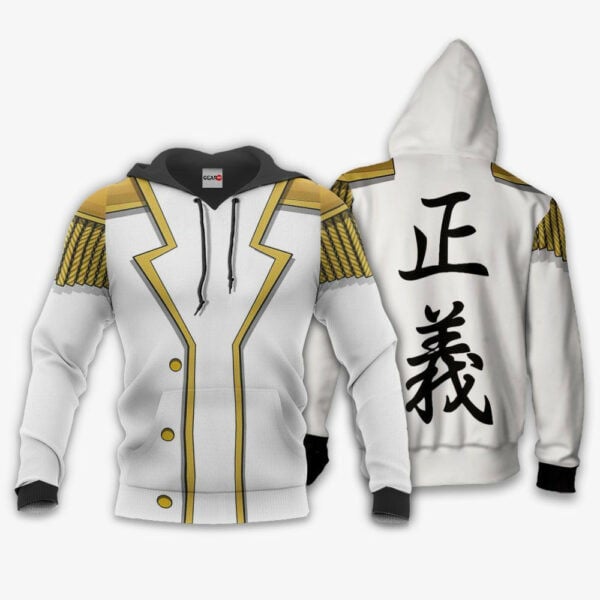 One Piece Smoker Marine Costume Anime 3k456 Fan Gift Stylist Unisex Cartoon 3d Hoodie Zip Hoodie 2905