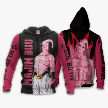 Skinny Majin Buu Dragon Ball Anime Manga For Men And Women 3d Hoodie Zip Hoodie