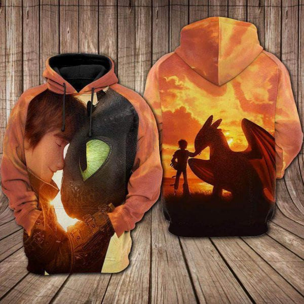 Toothless How To Train Your Dragon Movies 2k624 Lover Gift ,toothless Dragon All Over Print 3d Hoodie 2555