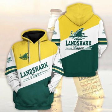 Landshark Lager 3d All Over Print Hoodie 367 1529