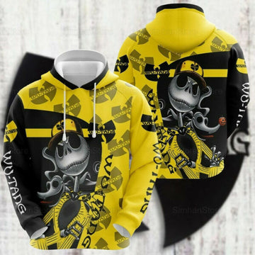 Jack Skellington Wu Tang Clan Hip Hop,wu Tang Clan 2k729 Fan Gift Stylist Unisex Cartoon 3d Hoodie 1558