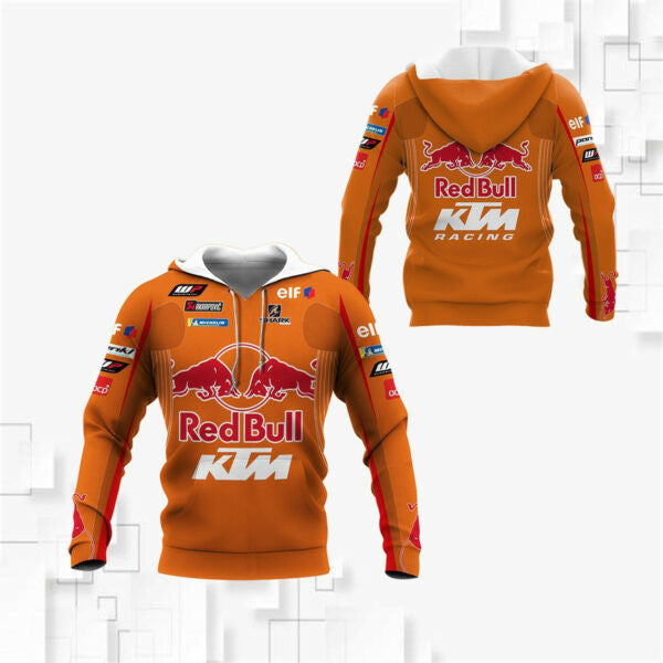 Ktm Racing Team Shirt Fan Gift 606, Stylist Unisex 3d Hoodie Zip Hoodie 487