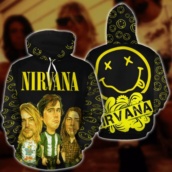 Nirvana Rock Band Thank You For The Memories 2k604 Lover Gift ,nirvana Rock Band All Over Print 3d Hoodie 1952