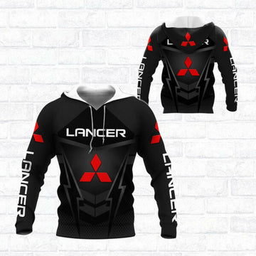 Mitsubishi Lancer Evolution Shirt Fan Gift 485, Stylist Unisex 3d Hoodie Zip Hoodie 2643